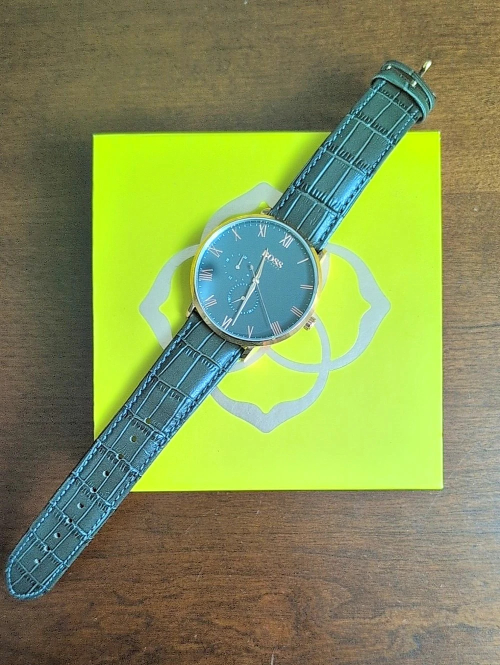 BOSS Leather Watch Like New